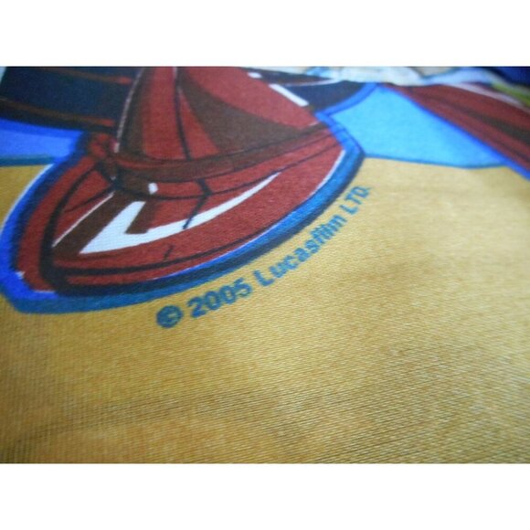 NWOB Star Wars 2005 Dan River Twin Flat Sheet Bedding Vintage USA Made - Picture 2 of 8